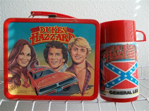 1980 dukes of hazzard metal lunch box|dukes of hazzard lunch box and thermos.